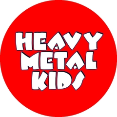 Heavy Metal Kids Motiv 2 Anstecker mit Sicherheitsnadel Ø 25 mm