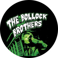 Bollock Brothers Motiv 2 Anstecker mit Sicherheitsnadel Ø 25 mm