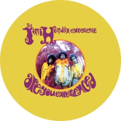 Hendrix, The Jimi Hendrix Experience Motiv 1 Anstecker mit Sicherheitsnadel Ø 25mm