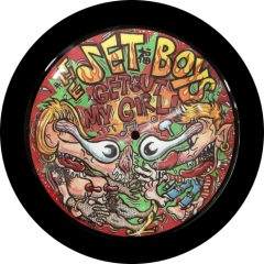 Jet Boys, The Jet Boyz Motiv 1 Anstecker mit Sicherheitsnadel Ø 25 mm