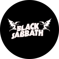 Black Sabbath Motiv 5 Anstecker mit Sicherheitsnadel Ø 25 mm