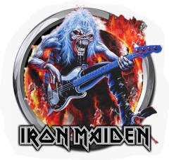 Iron Maiden Motiv 09 Anstecker mit Sicherheitsnadel Ø 25mm