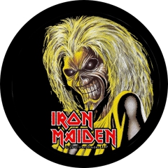 Iron Maiden Motiv 10 Anstecker mit Sicherheitsnadel Ø 25mm