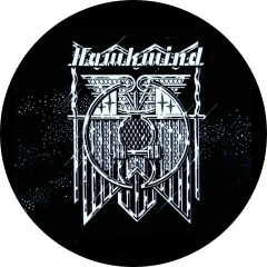 Hawkwind Motiv 1 Anstecker mit Sicherheitsnadel Ø 25mm