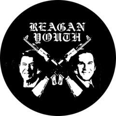 Reagan Youth Motiv 1 Anstecker mit Sicherheitsnadel Ø 25mm