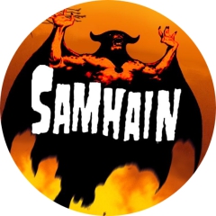 Samhain Motiv 1 Anstecker mit Sicherheitsnadel Ø 25mm