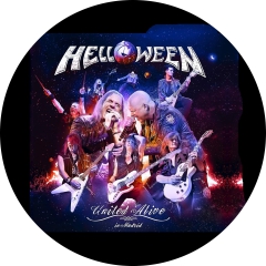 Helloween Motiv 1 Anstecker mit Sicherheitsnadel Ø 25mm